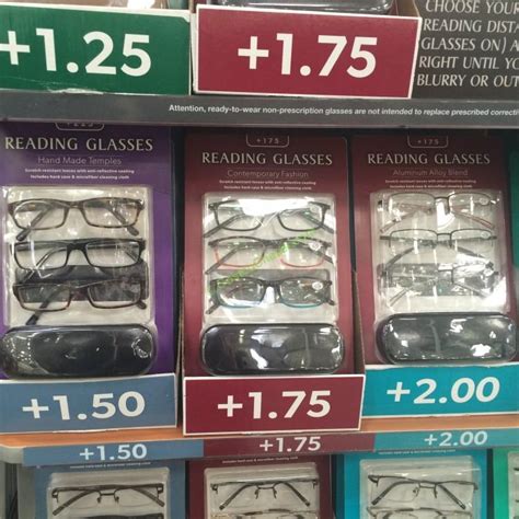 costco reading glasses 3 pack.